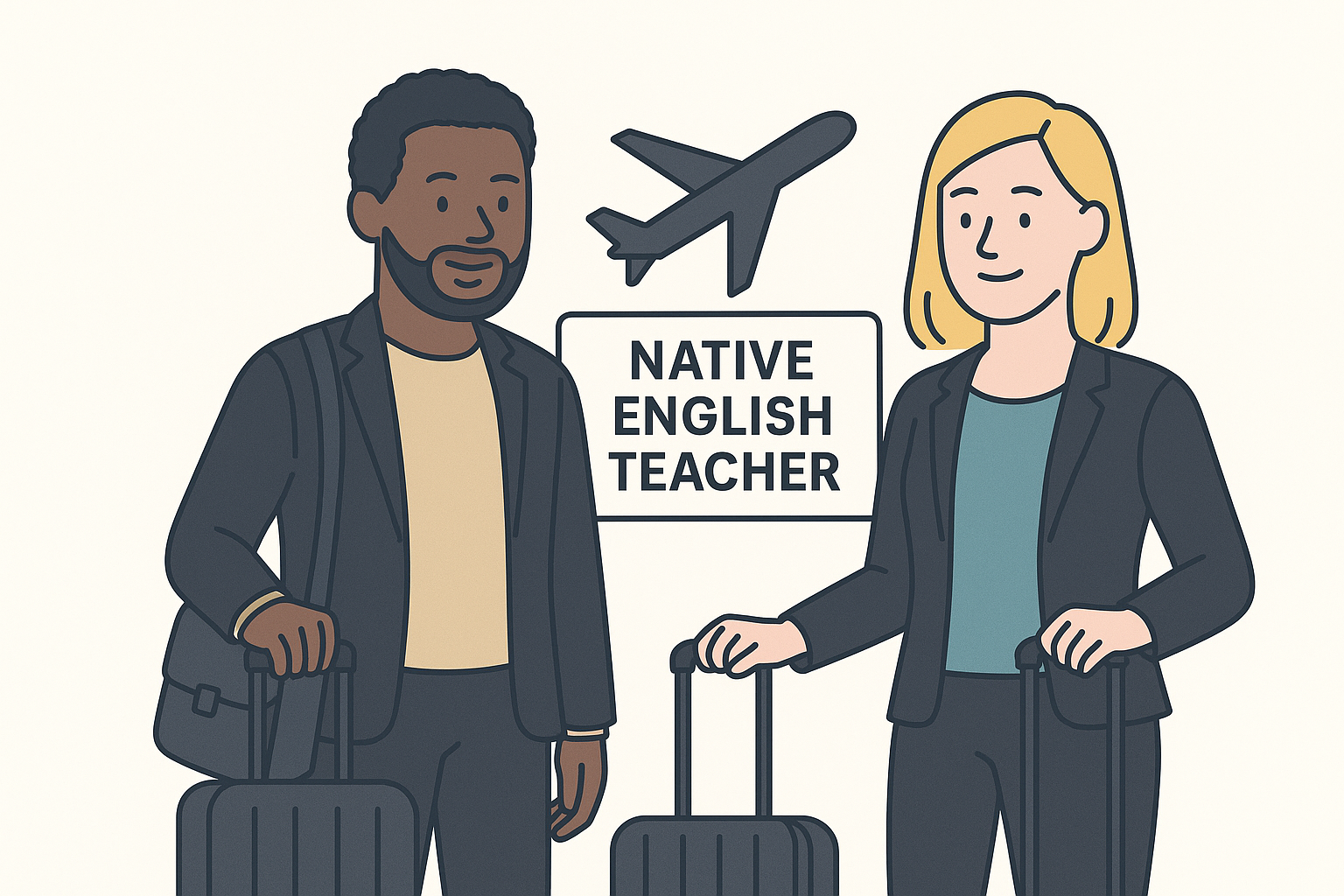 Native English Teacher illustration