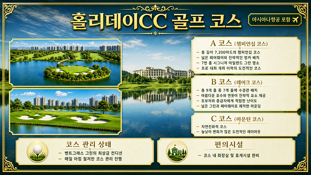 광저우 홀리데이CC [ 3박5일]