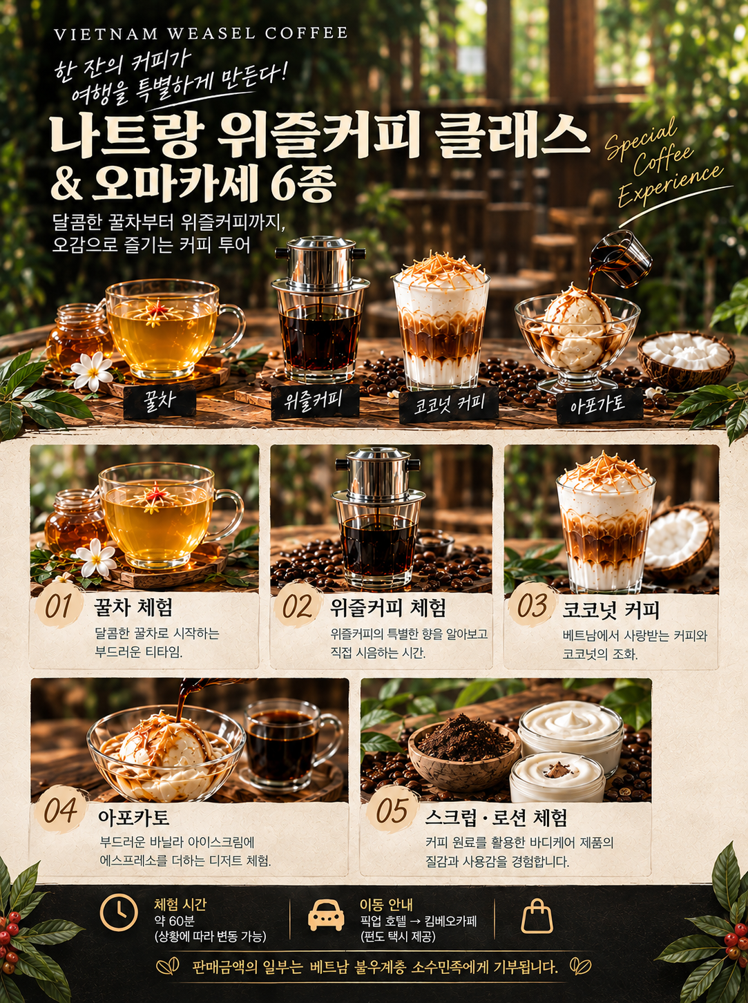 [나트랑] 위즐커피 클래스 & 오마카세