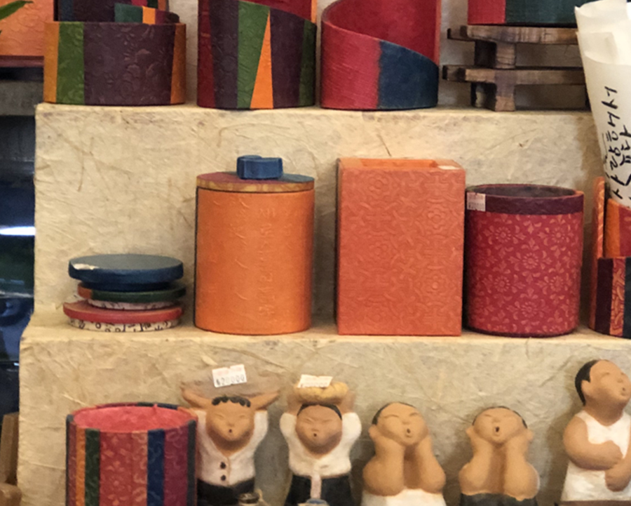 韓紙工芸体験 1