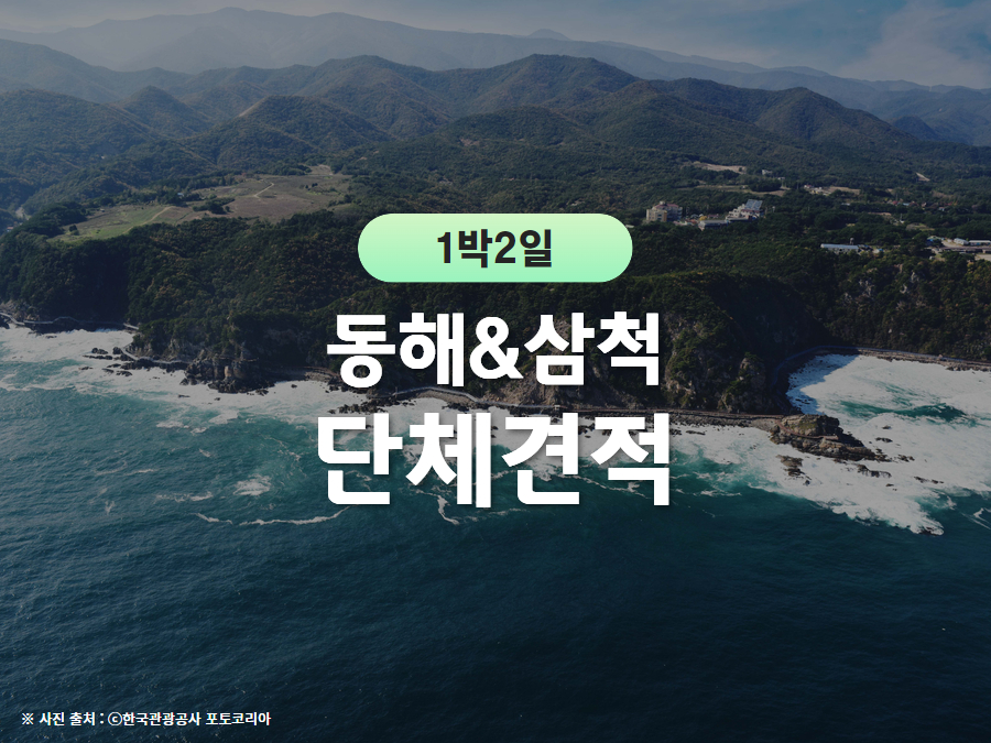 [단독여행 가능] 동해&삼척1박2일