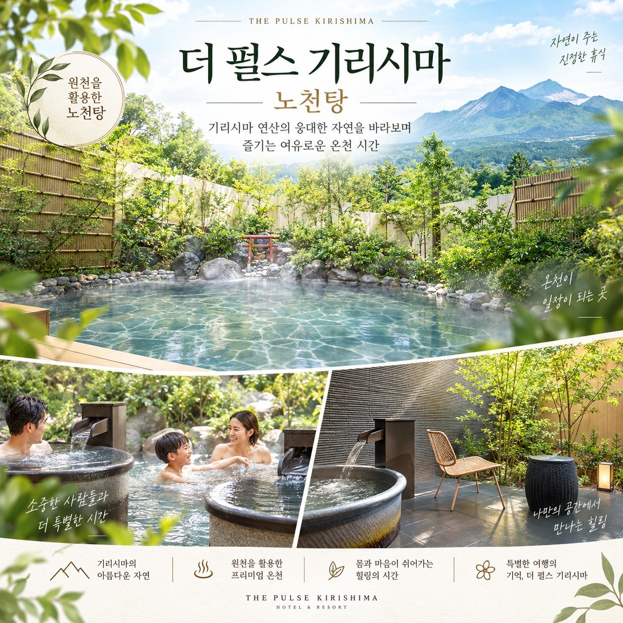 더 펄스 기리시마 호텔 노천탕 온천