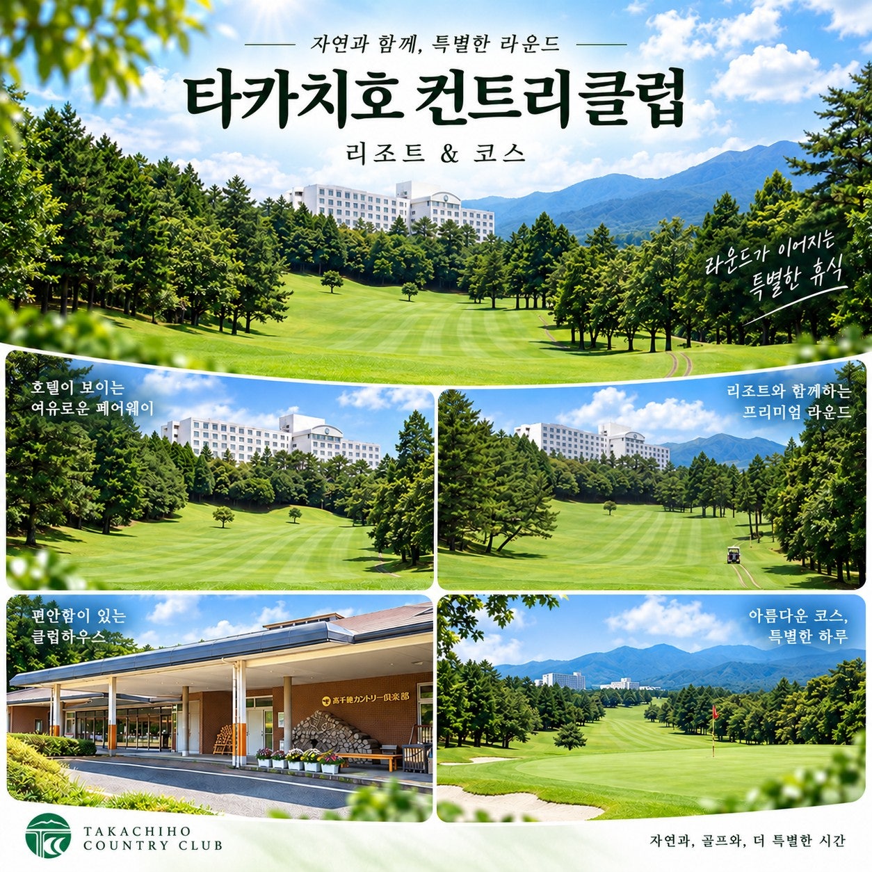 다카치호CC 기리시마 고원 코스