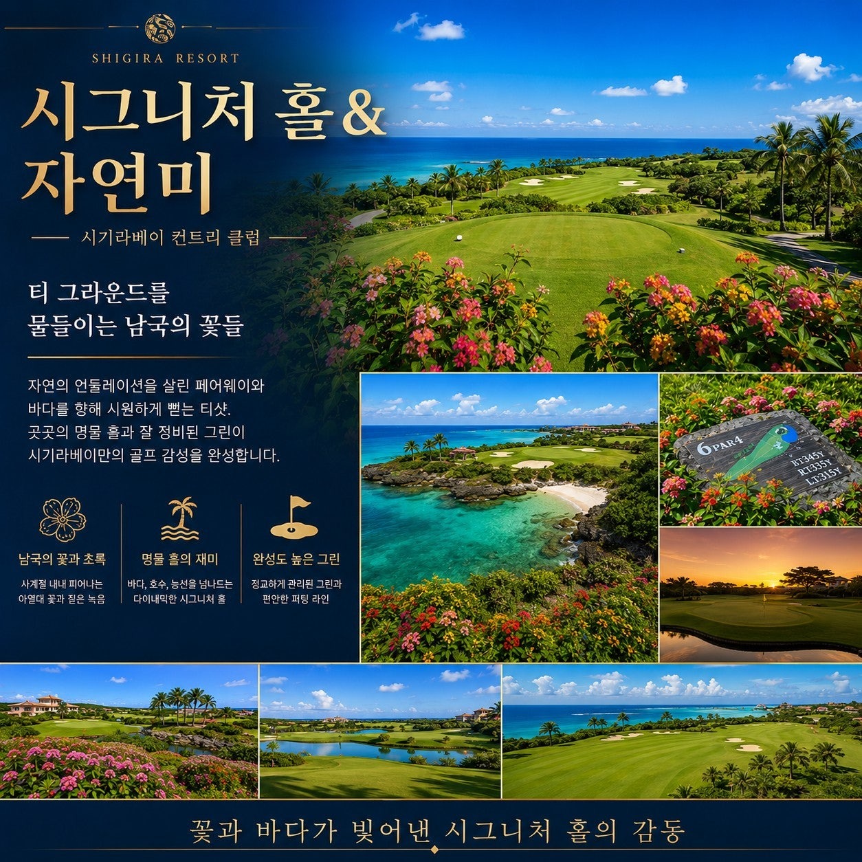 시기라베이 시그니처 홀과 남국의 꽃
