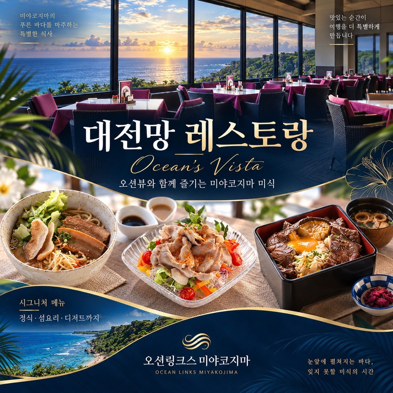 오션링크스 대전망 레스토랑