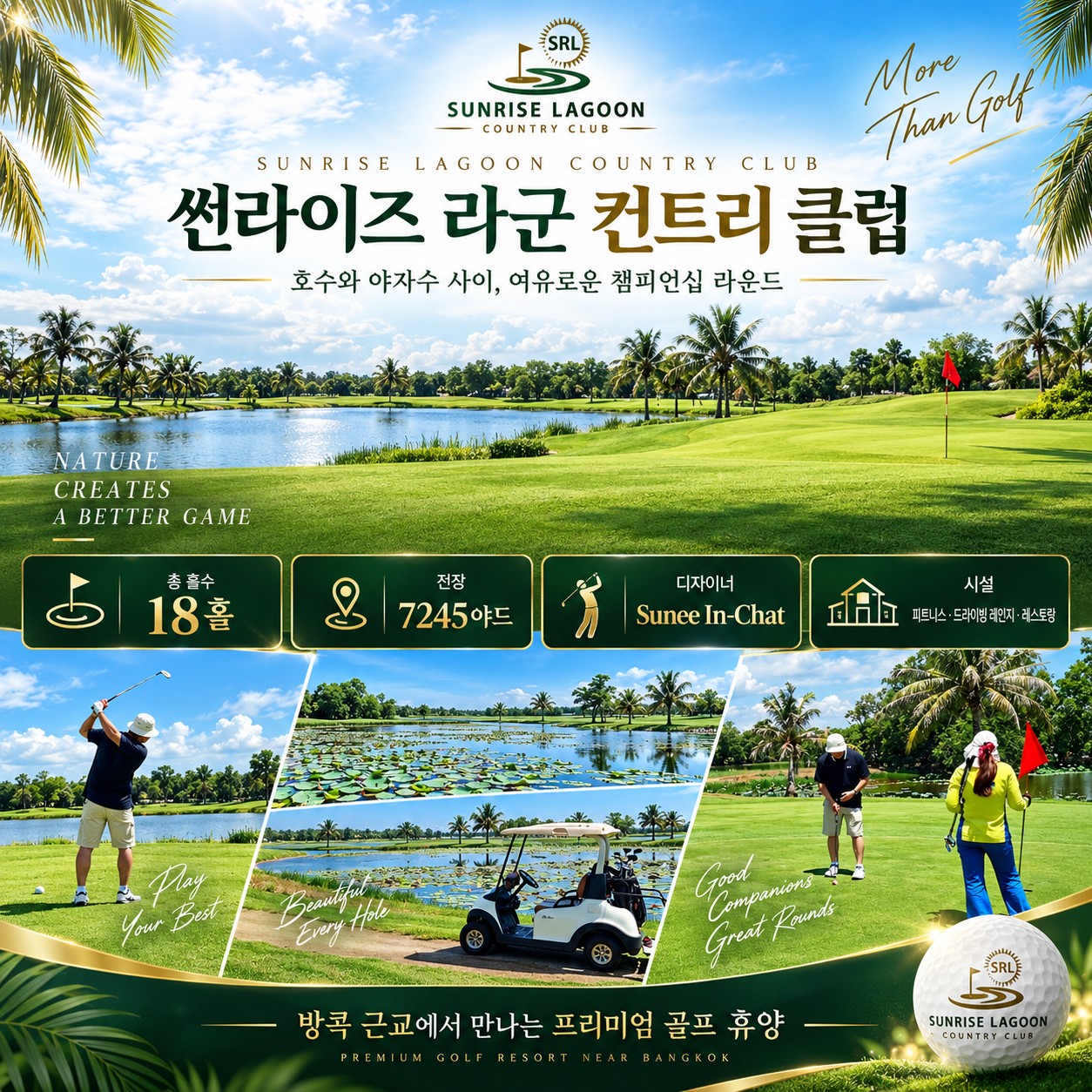 방콕 골프여행 썬라이즈 라군 컨트리 클럽
