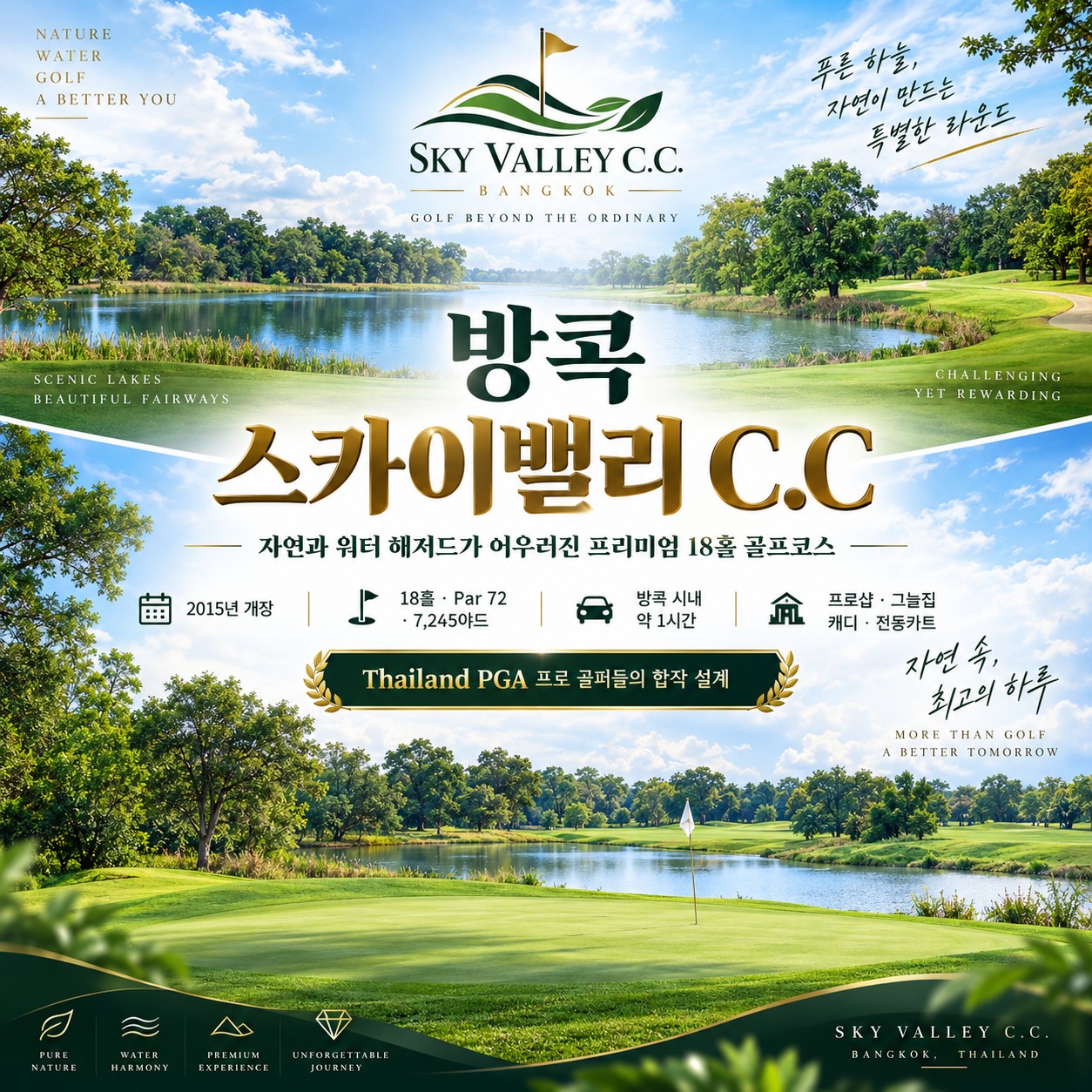 방콕 골프여행 방콕 스카이밸리 C.C