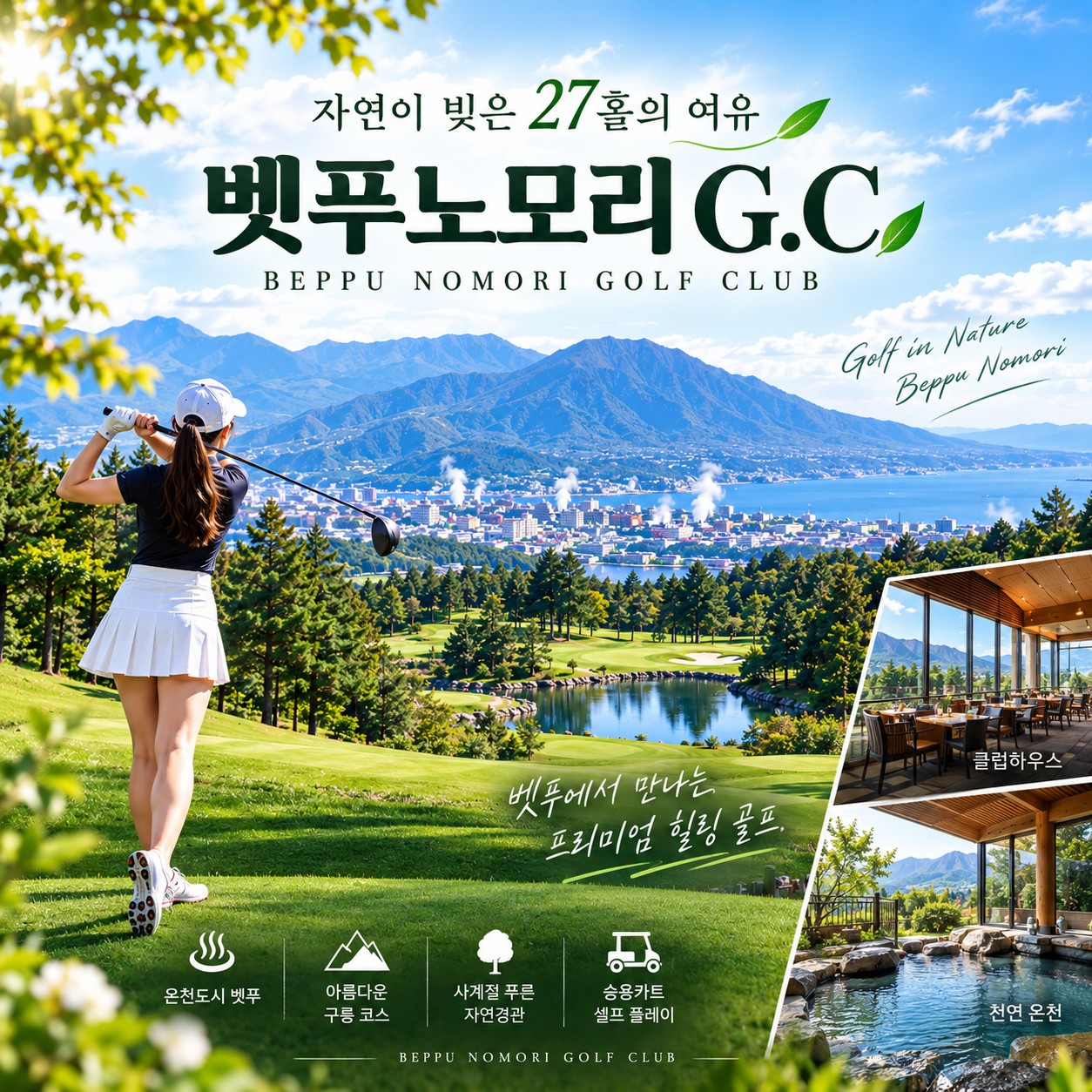 벳푸 골프여행 벳푸노모리 G.C