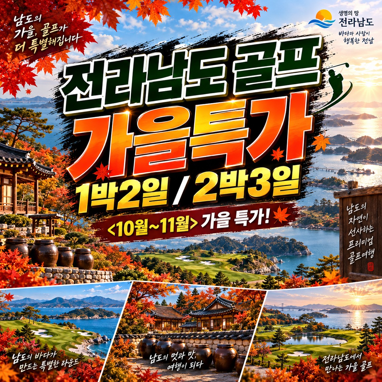 전남 골프여행 가을 특가 1박2일·2박3일 표지