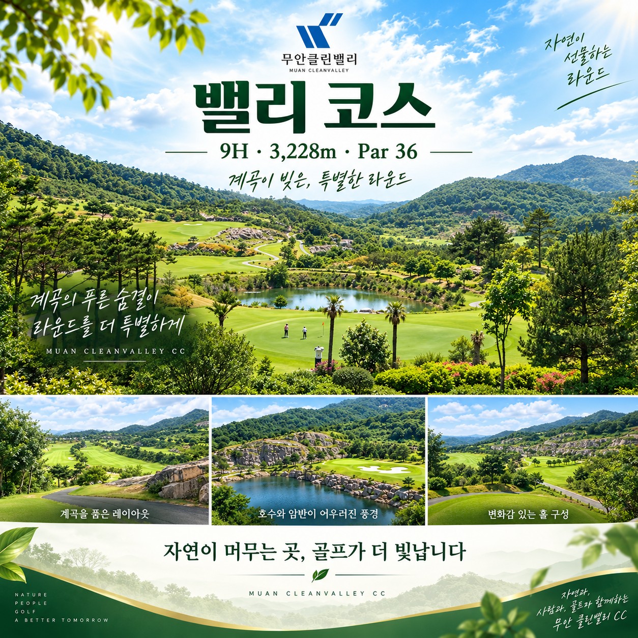 무안 클린밸리CC 밸리 코스