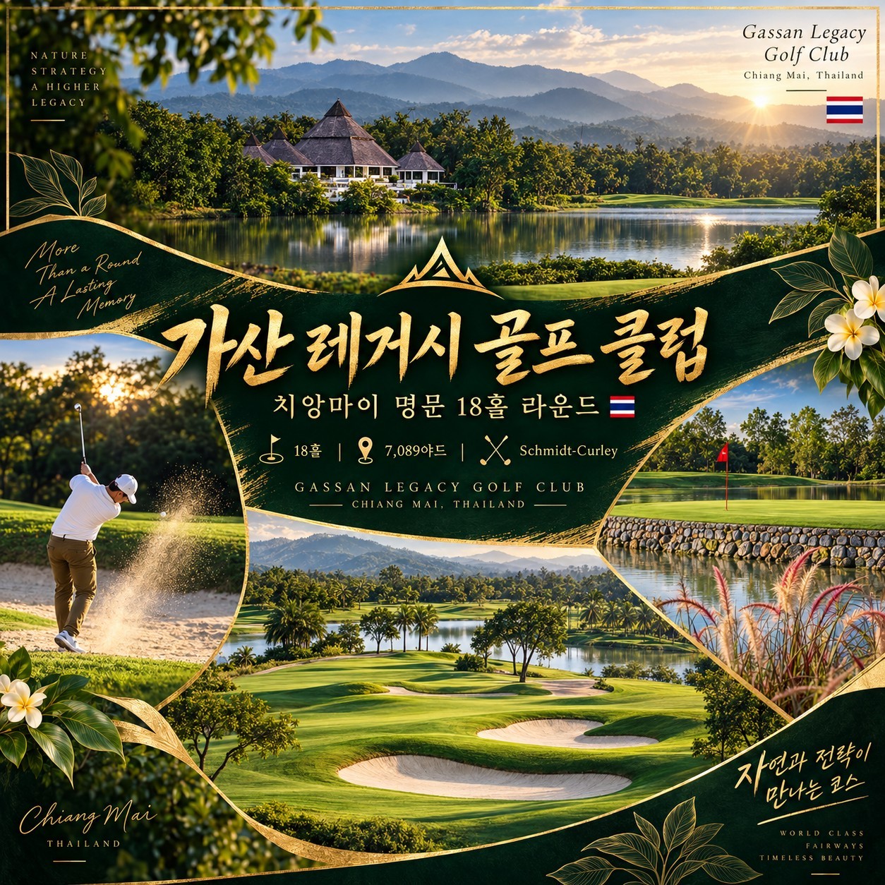 치앙마이 골프여행 가싼 레가시 골프 클럽