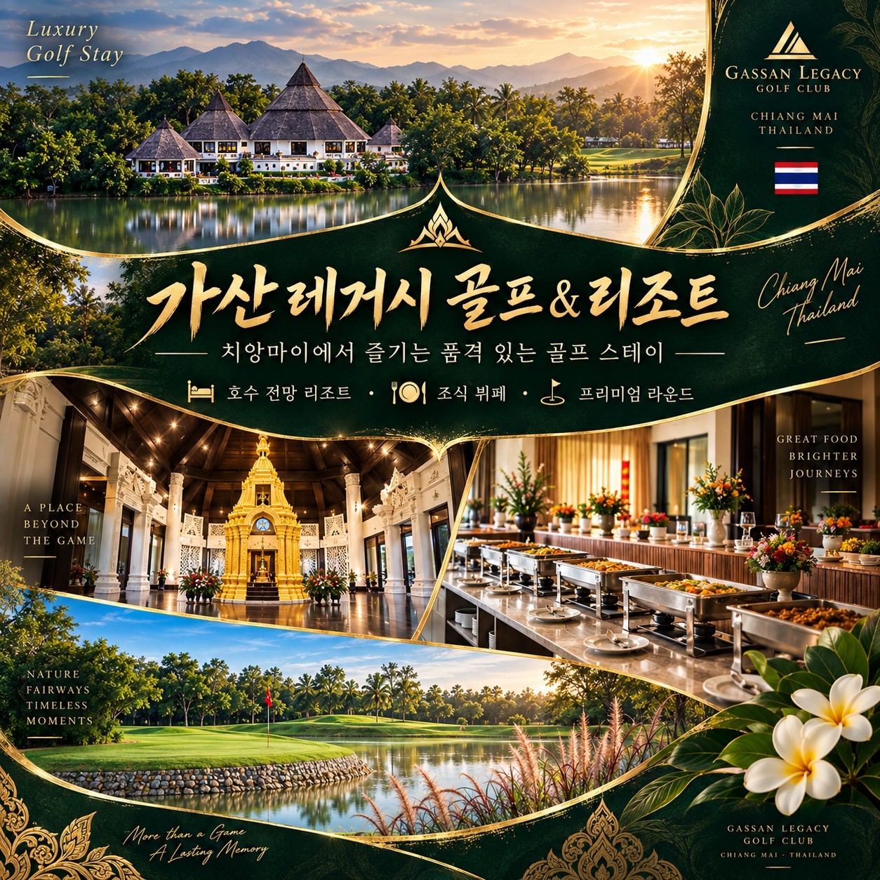 치앙마이 골프여행 가싼 레가시 골프 & 리조트