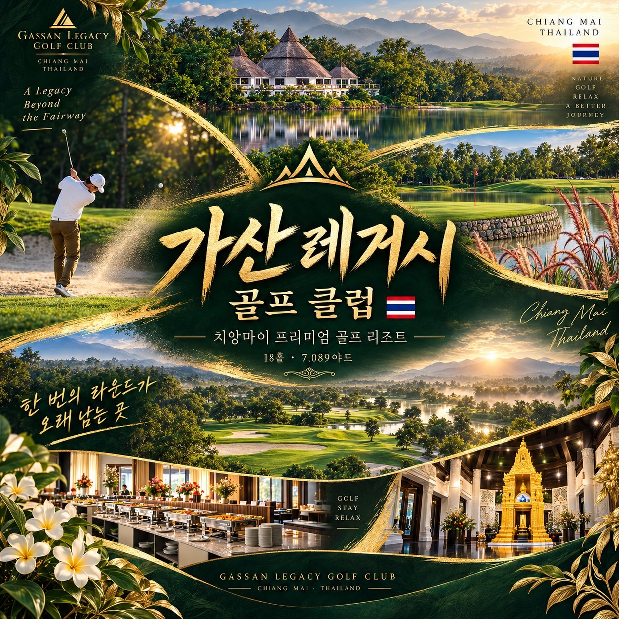 치앙마이 골프여행 가싼 레가시 골프 클럽