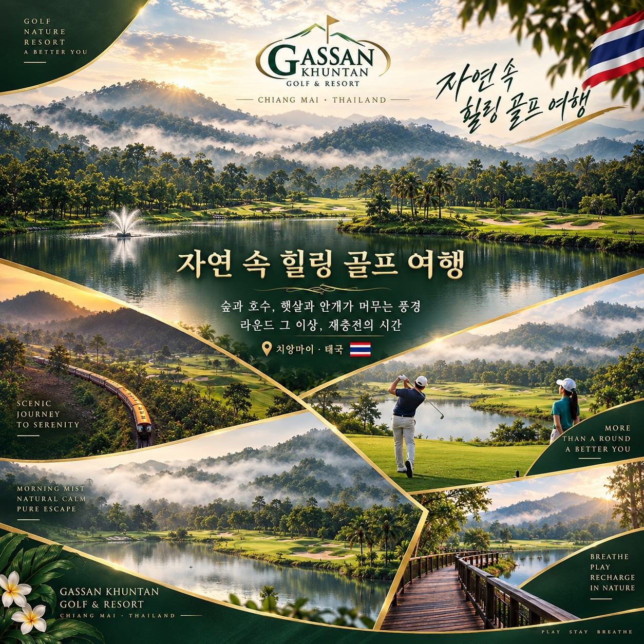 치앙마이 골프여행 가싼 쿤탄