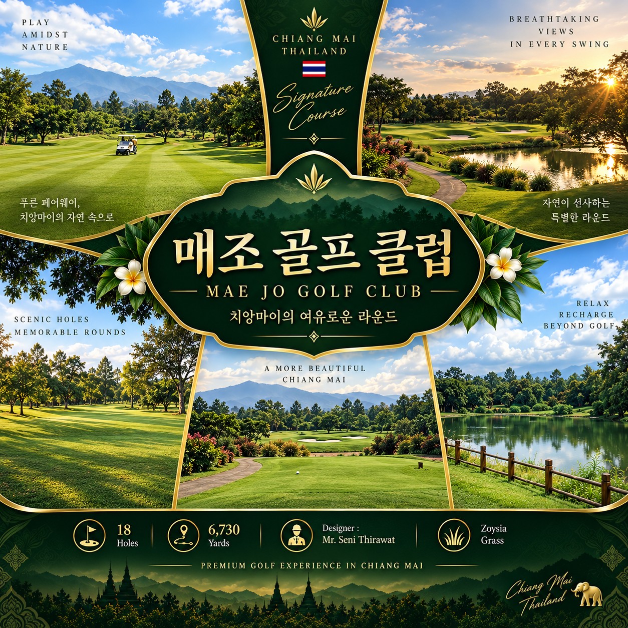 치앙마이 골프여행 매조 골프 클럽