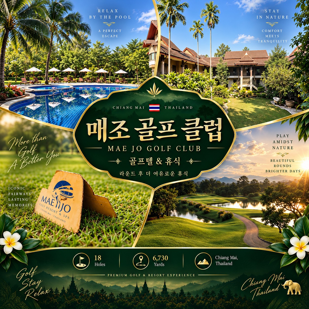 치앙마이 골프여행 매조 골프 클럽