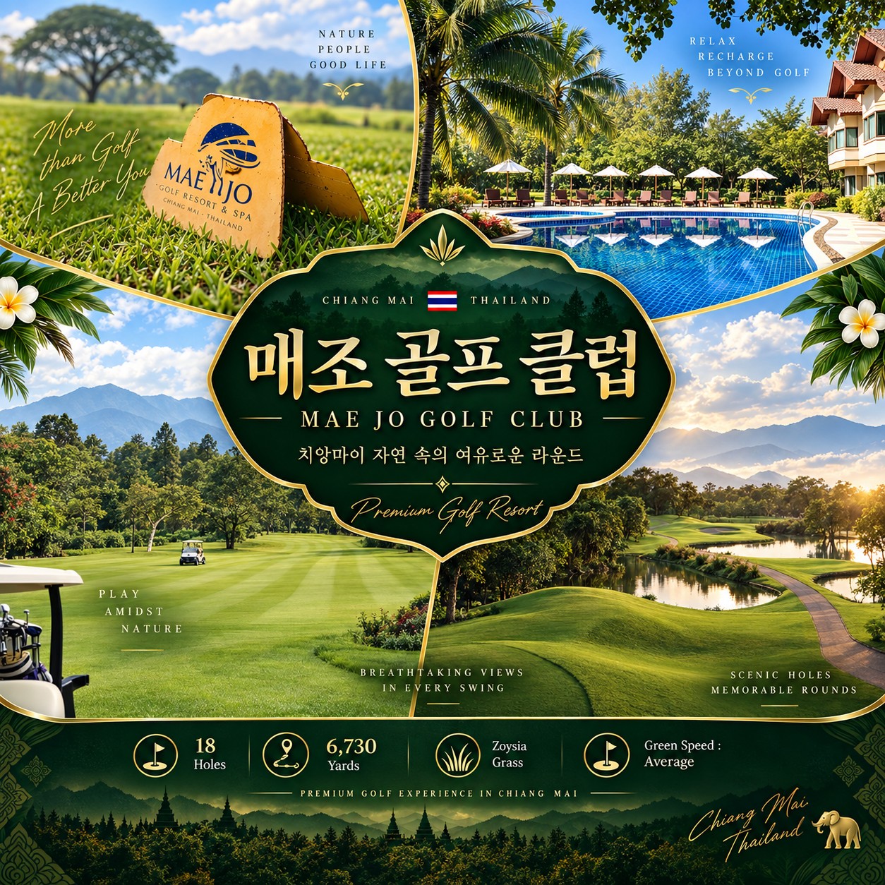 치앙마이 골프여행 매조 골프 클럽