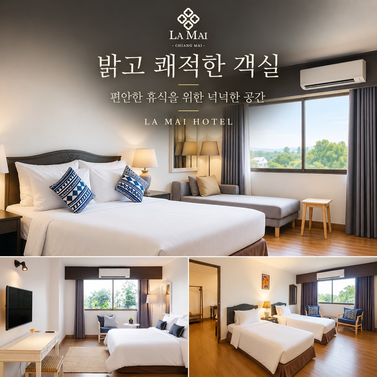 치앙마이 골프여행 라마이 호텔 객실