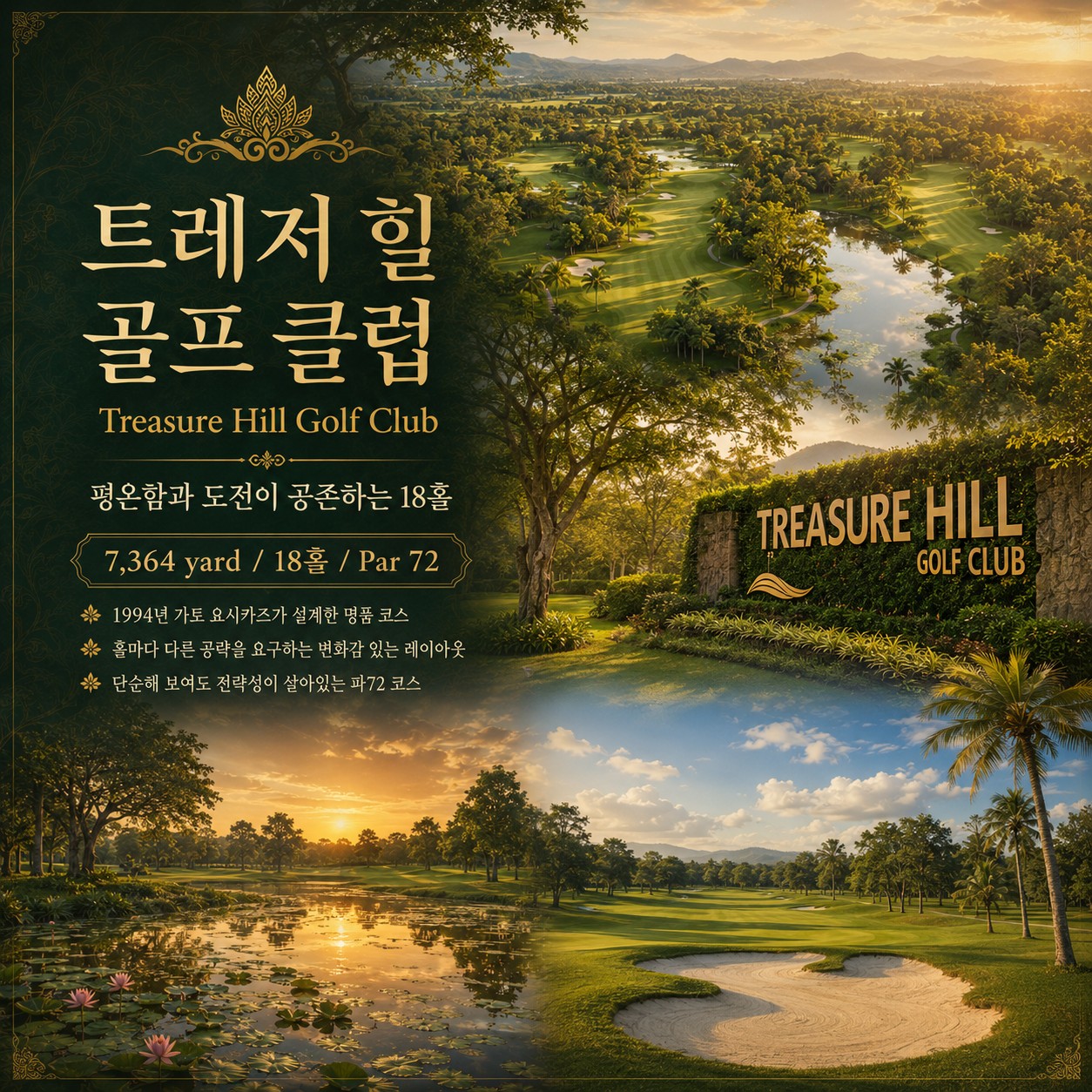 파타야 골프여행 트레저 힐 골프 클럽