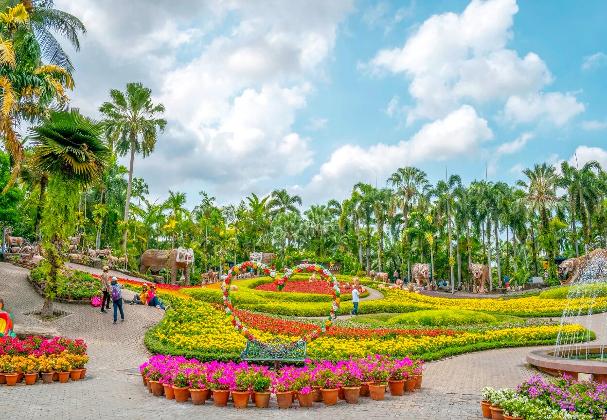 파타야 농눅빌리지 반일 단독 투어 (한국어 기사) ( Pattaya Nong Nooch Village Private Tour + Korean Speaking Driver )