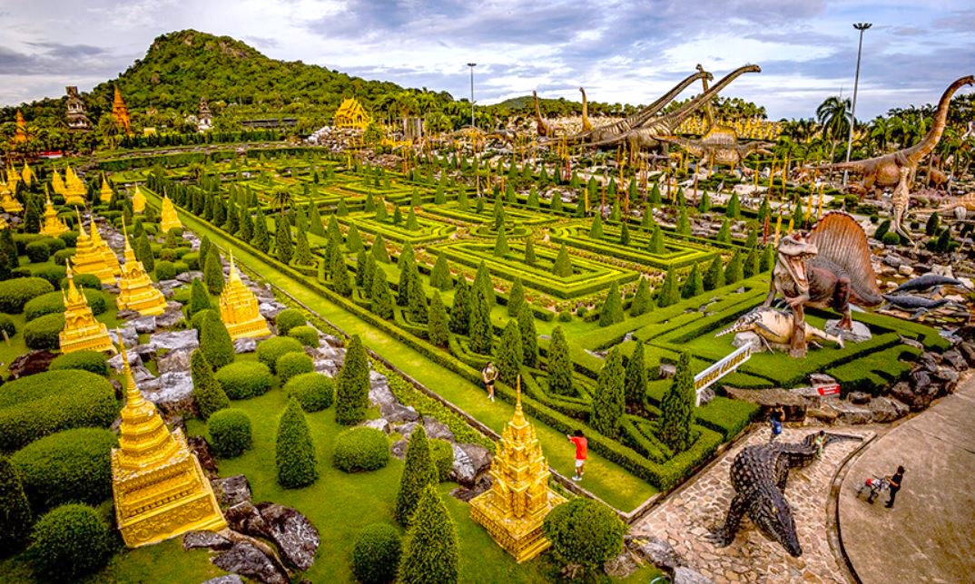파타야 농눅빌리지 반일 단독 투어 (한국어 기사) ( Pattaya Nong Nooch Village Private Tour + Korean Speaking Driver )