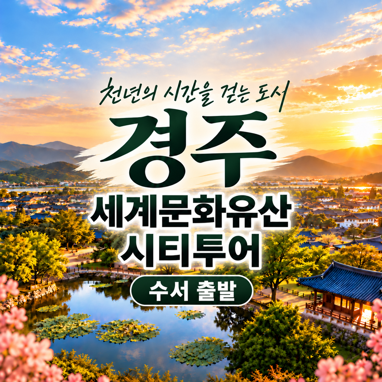 경주 역사문화 체험 불국사 석굴암 당일여행 (수서출발)